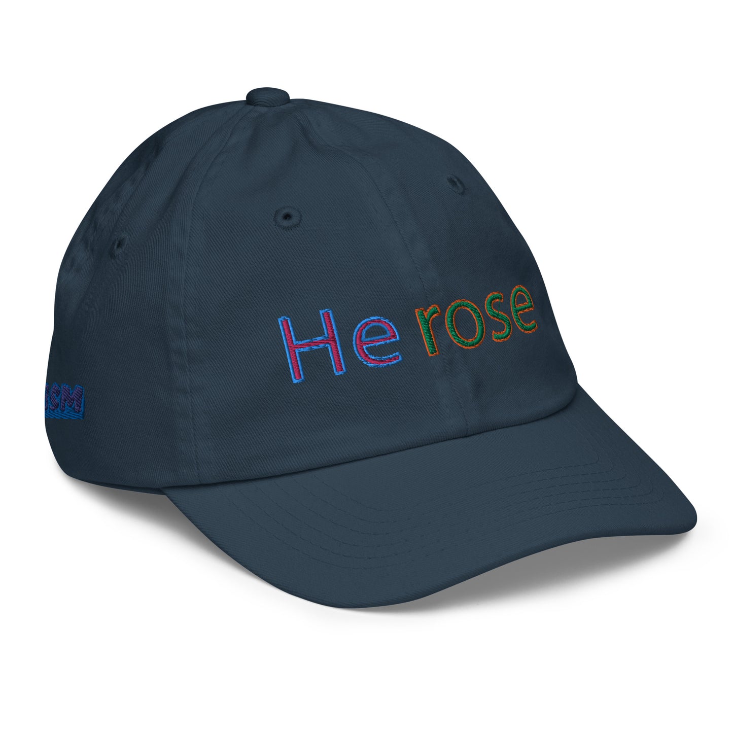 He Rose Christian Youth Baseball Cap