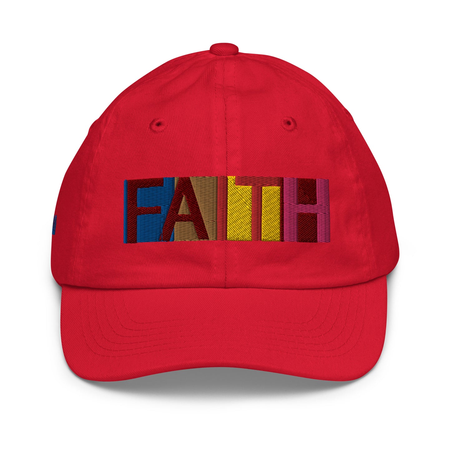 Multicolored Faith Youth Baseball Cap