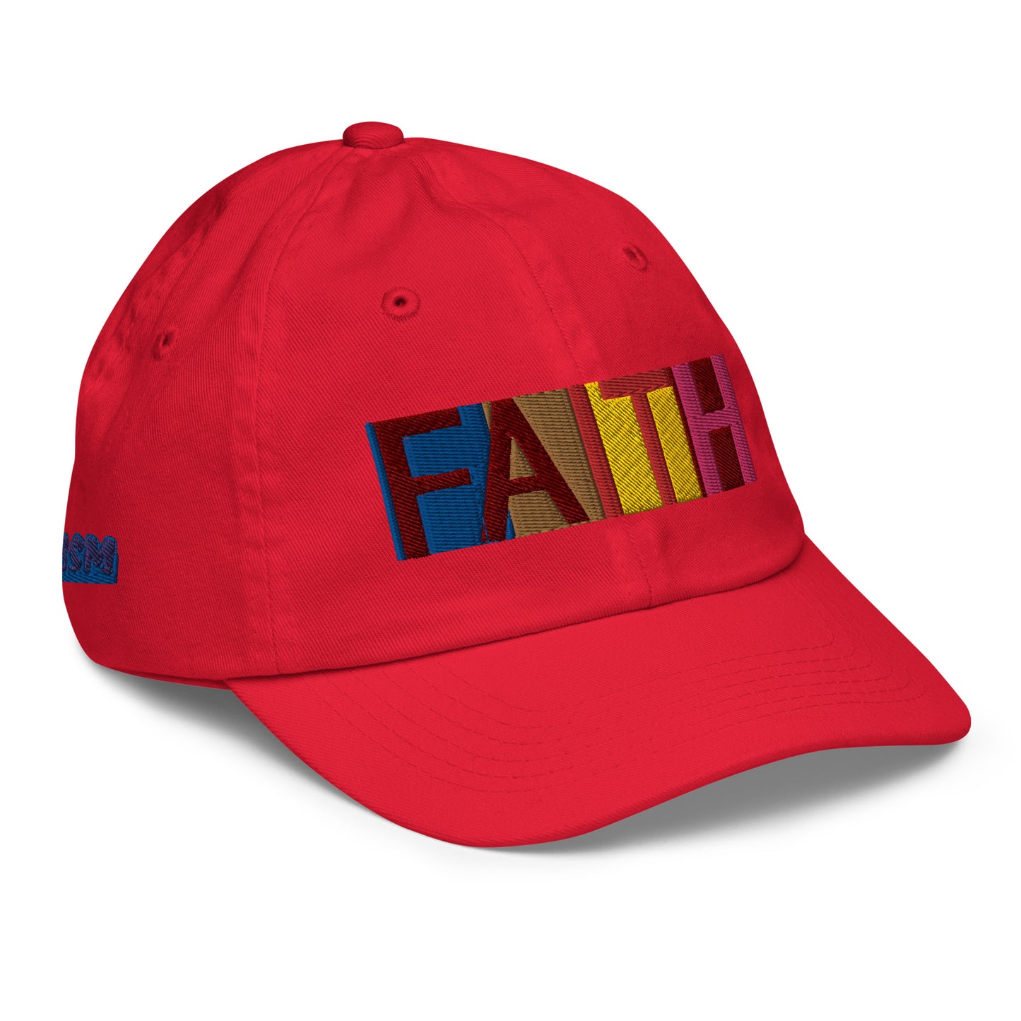 Multicolored Faith Youth Baseball Cap