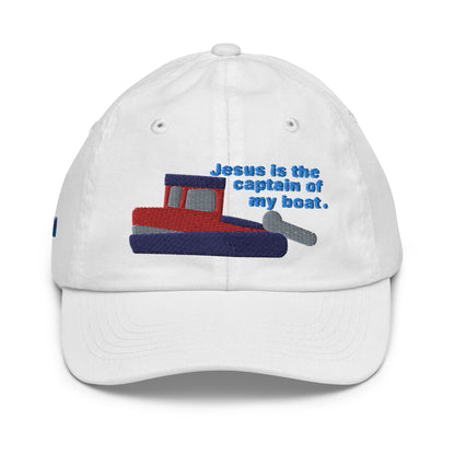 Jesus Is the Captain of My Boat Children's Baseball Cap