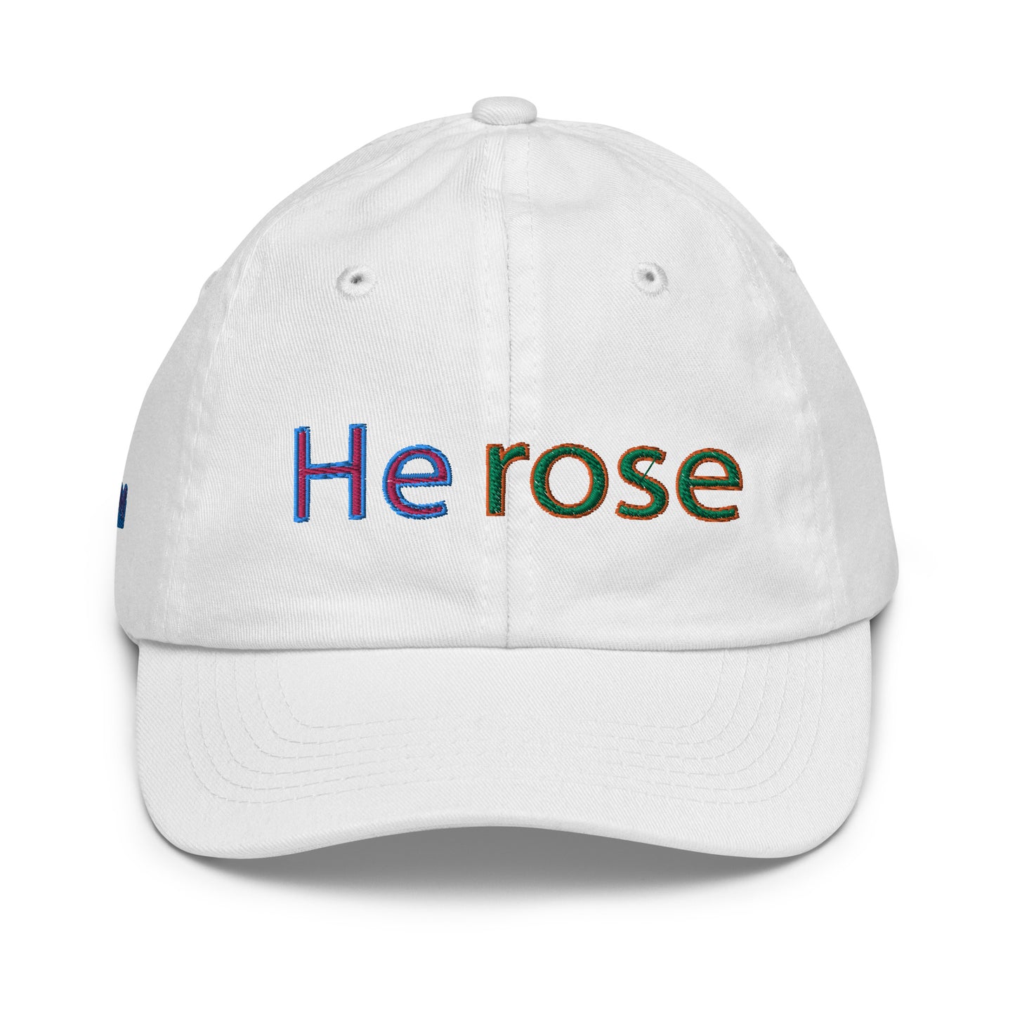 He Rose Christian Youth Baseball Cap