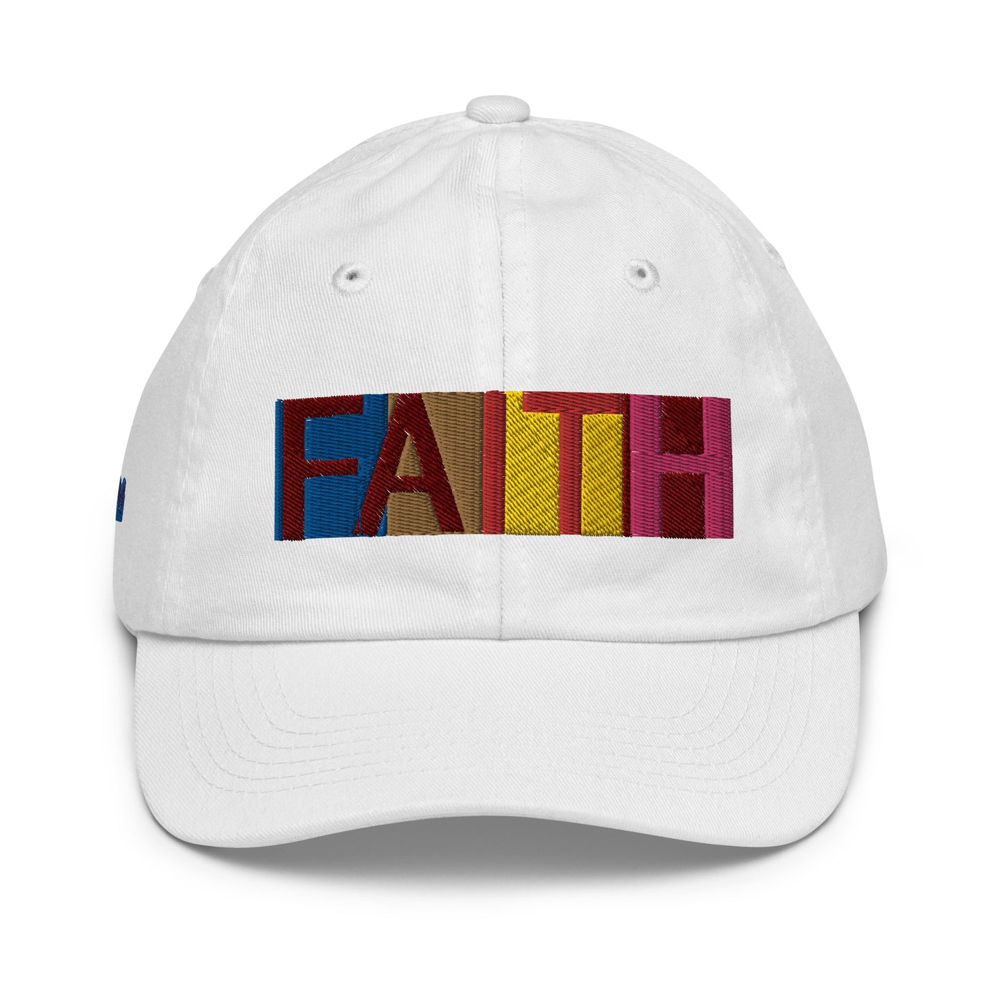 Multicolored Faith Youth Baseball Cap