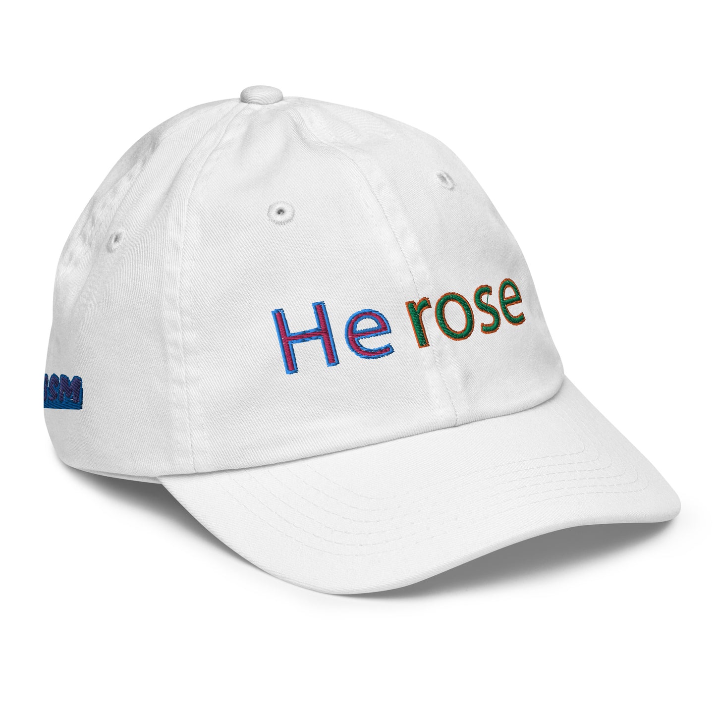 He Rose Christian Youth Baseball Cap