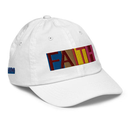 Multicolored Faith Youth Baseball Cap