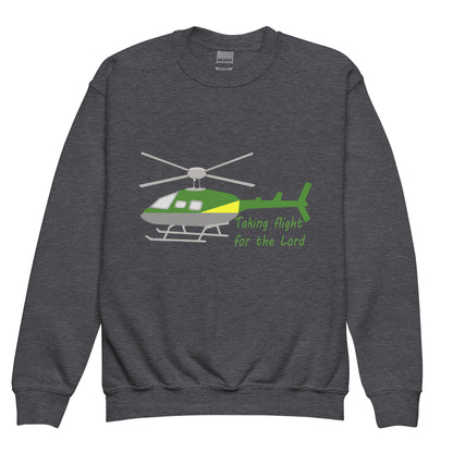 Taking Flight for the Lord (GY) Kids Sweatshirt