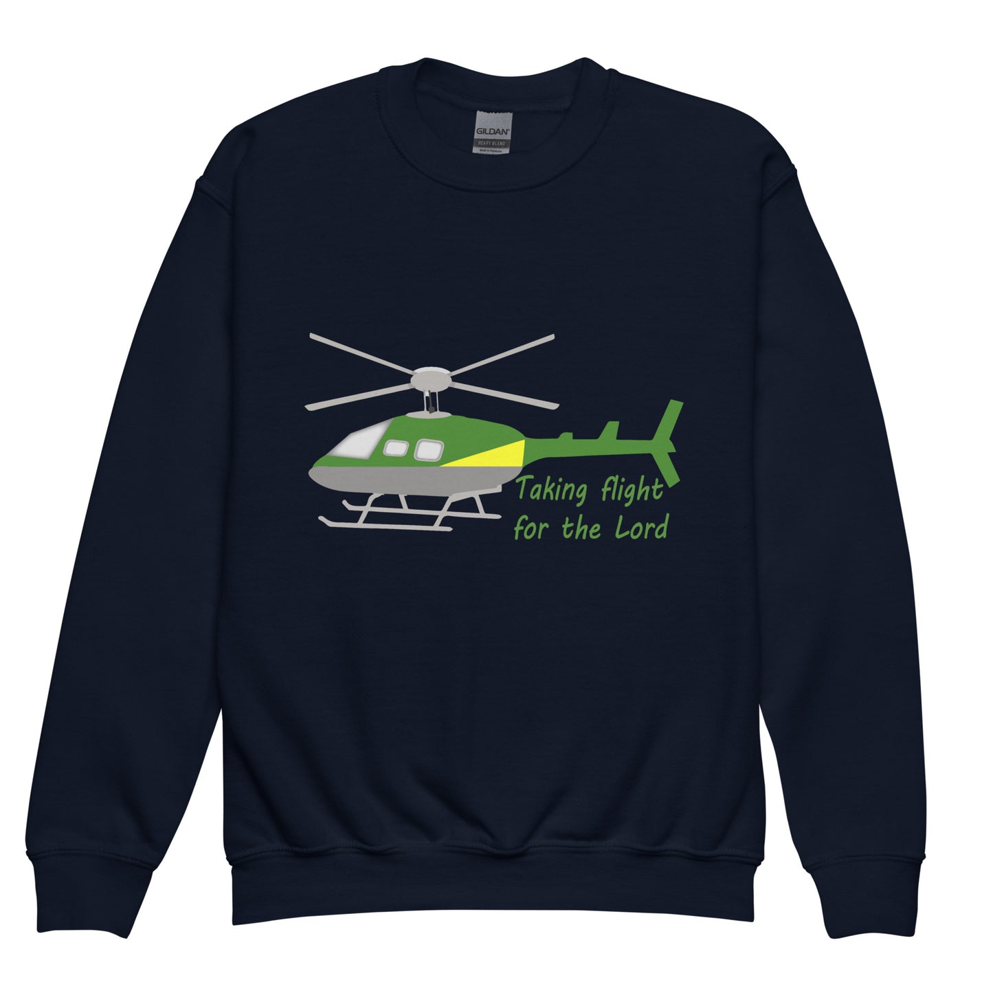 Taking Flight for the Lord (GY) Kids Sweatshirt