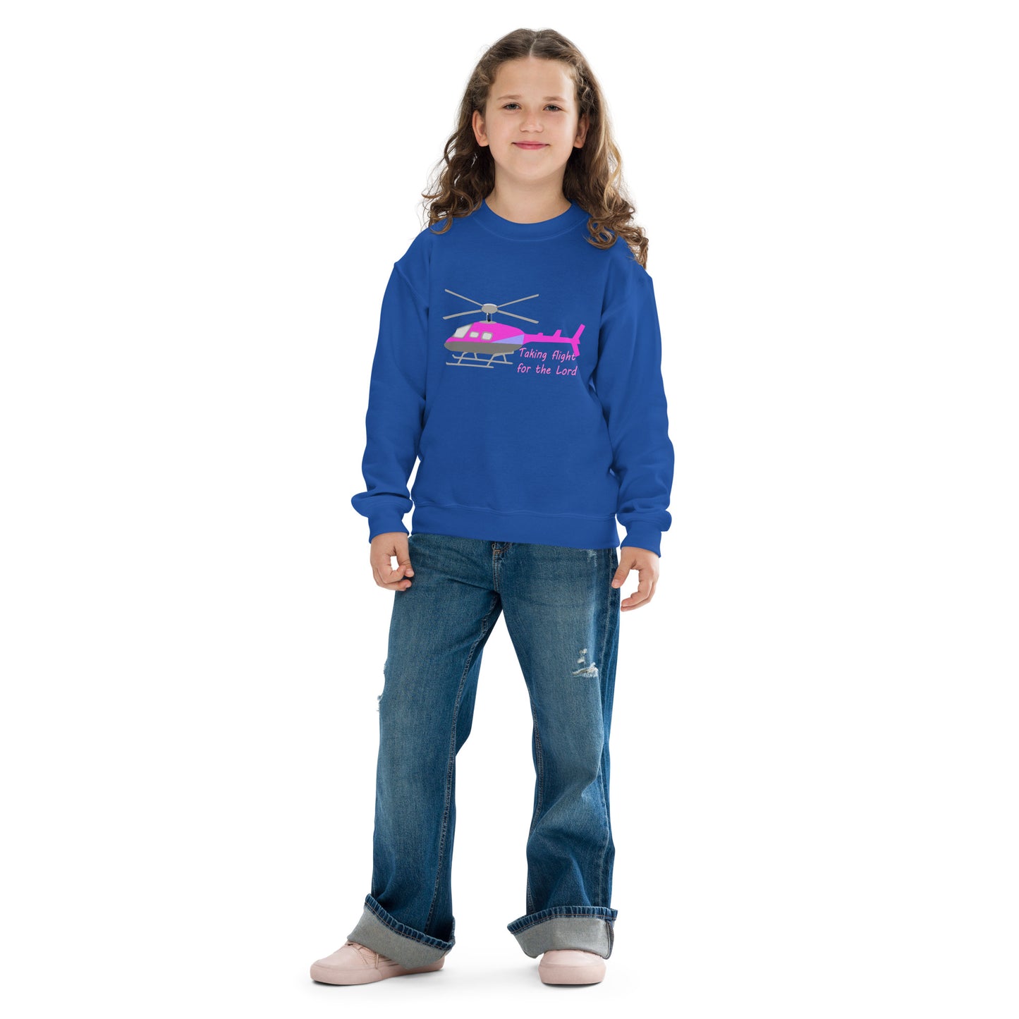 Taking Flight for the Lord (PB) Kids Sweatshirt