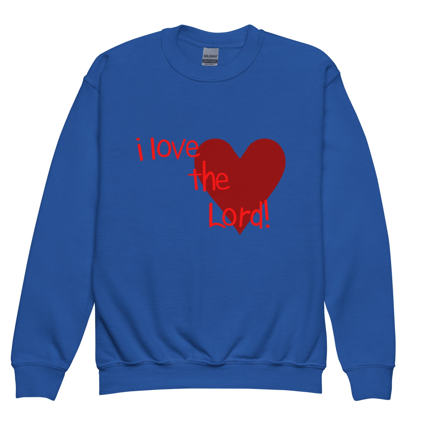 I Love the Lord (Heart) Sweatshirt