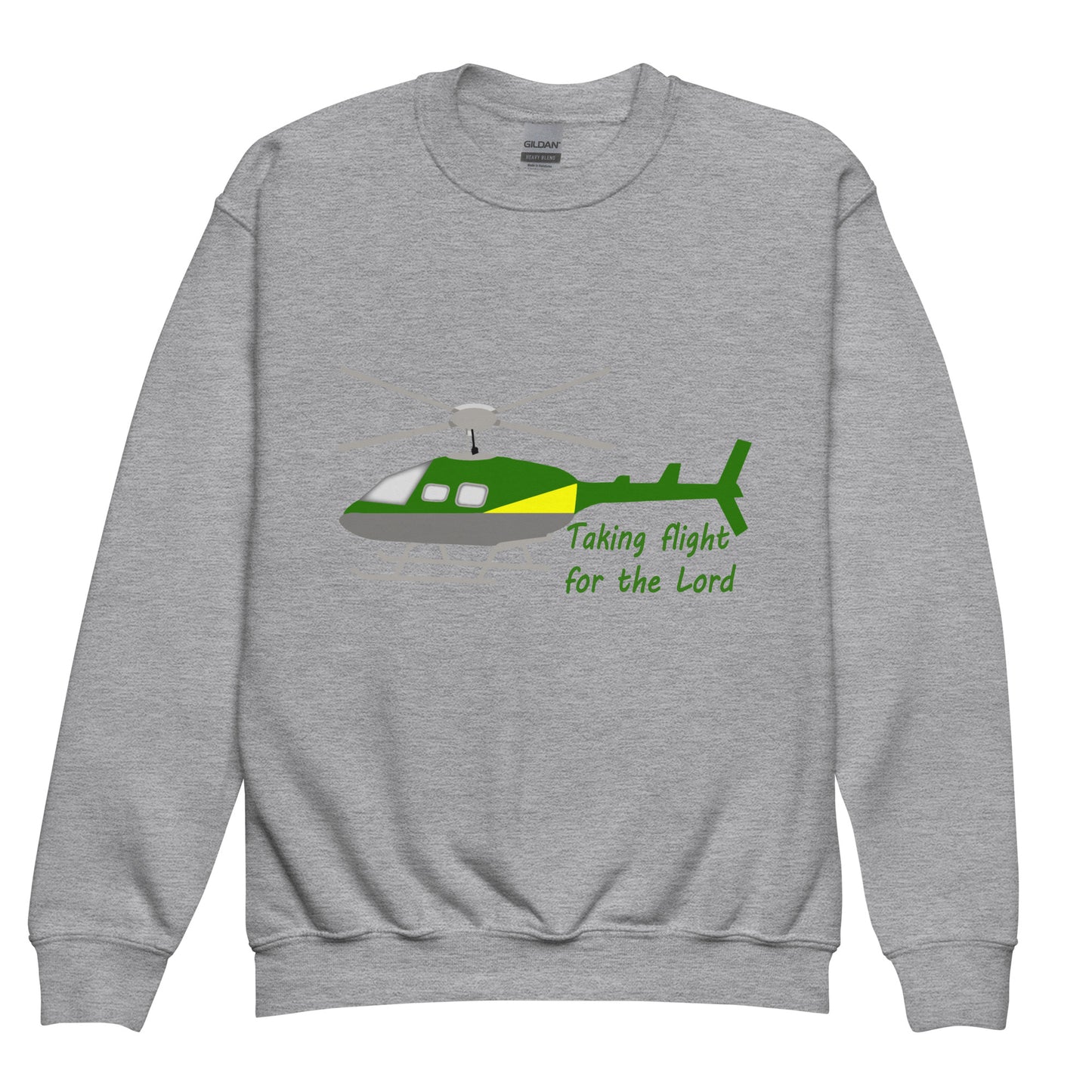 Taking Flight for the Lord (GY) Kids Sweatshirt