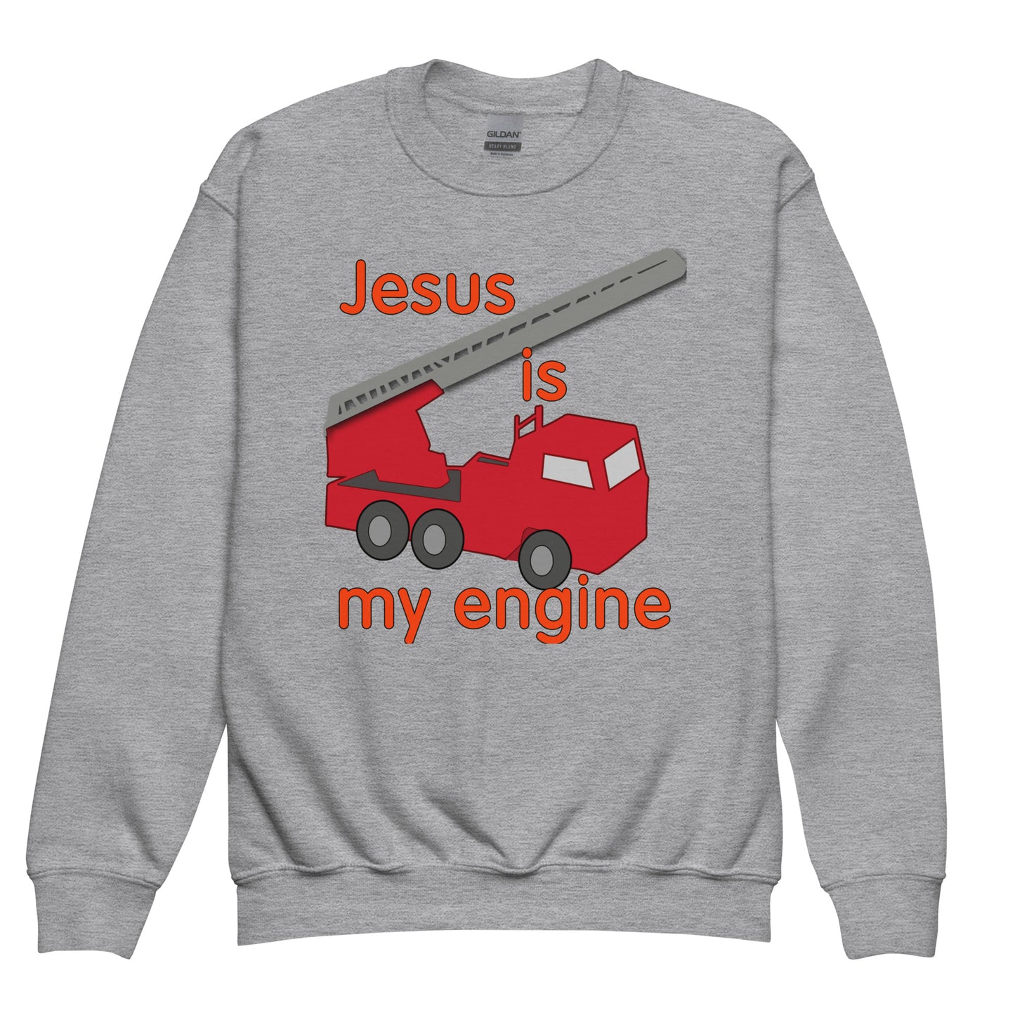 Jesus Is My Engine Kids Sweatshirt