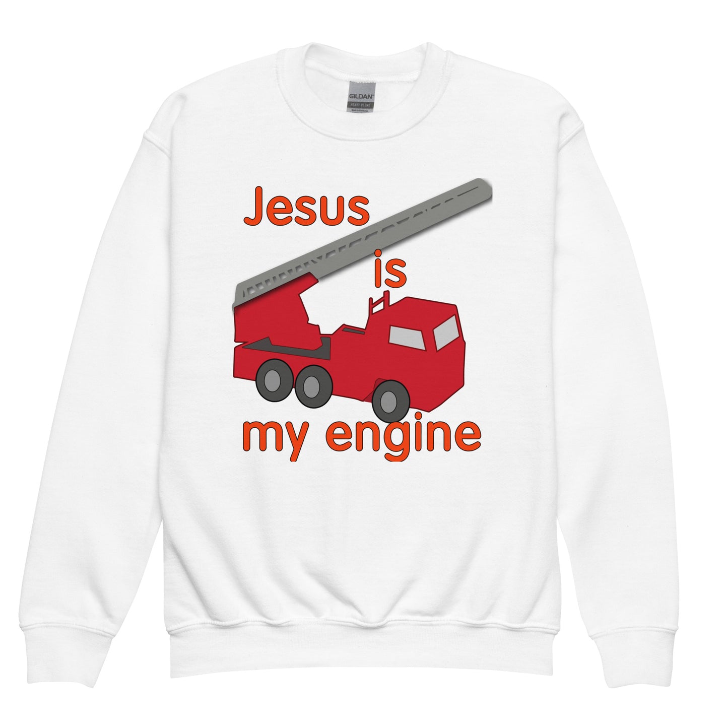 Jesus Is My Engine Kids Sweatshirt