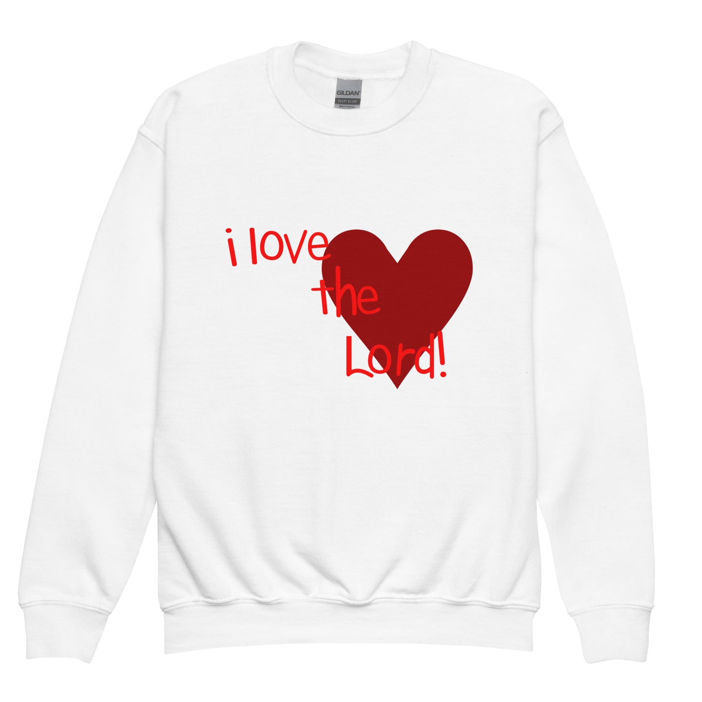 I Love the Lord (Heart) Sweatshirt