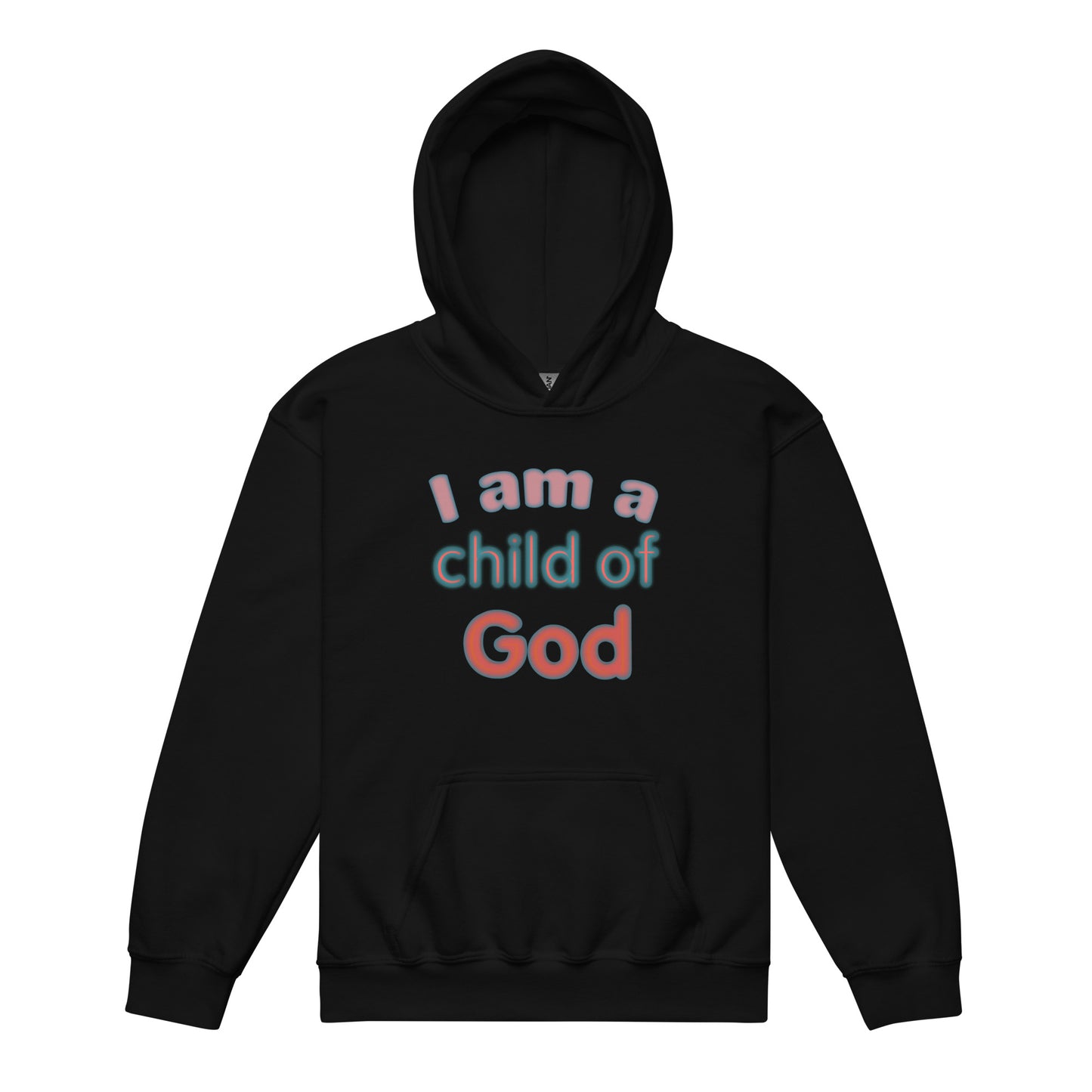 I Am a Child of God Youth Heavyweight Hoodie