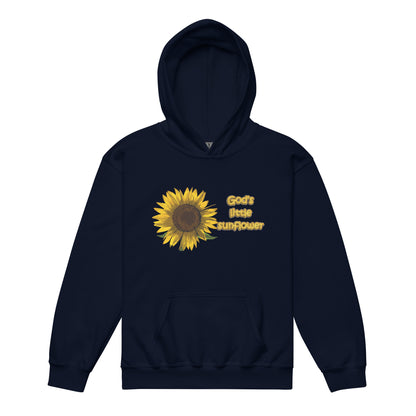 God's Little Sunflower Kids Heavyweight Hoodie