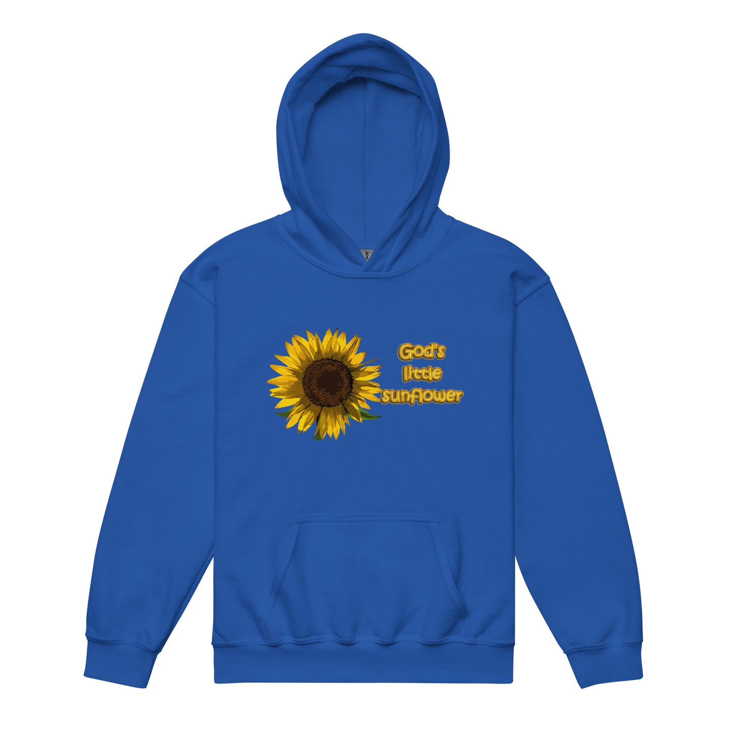 God's Little Sunflower Kids Heavyweight Hoodie