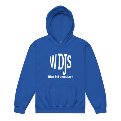 WDJS What Did Jesus Say Youth Heavyweight Hoodie