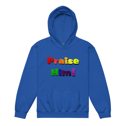 Praise Him Youth Heavyweight Hoodie