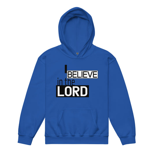 I Believe in the Lord Youth Heavyweight Hoodie