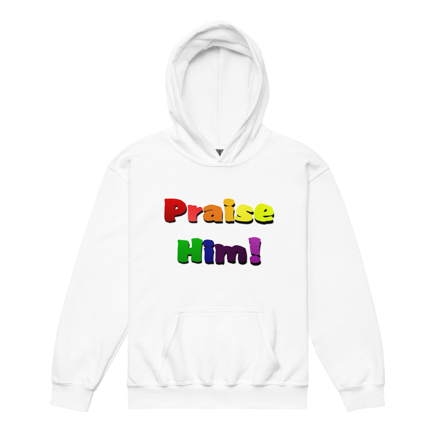 Praise Him Youth Heavyweight Hoodie