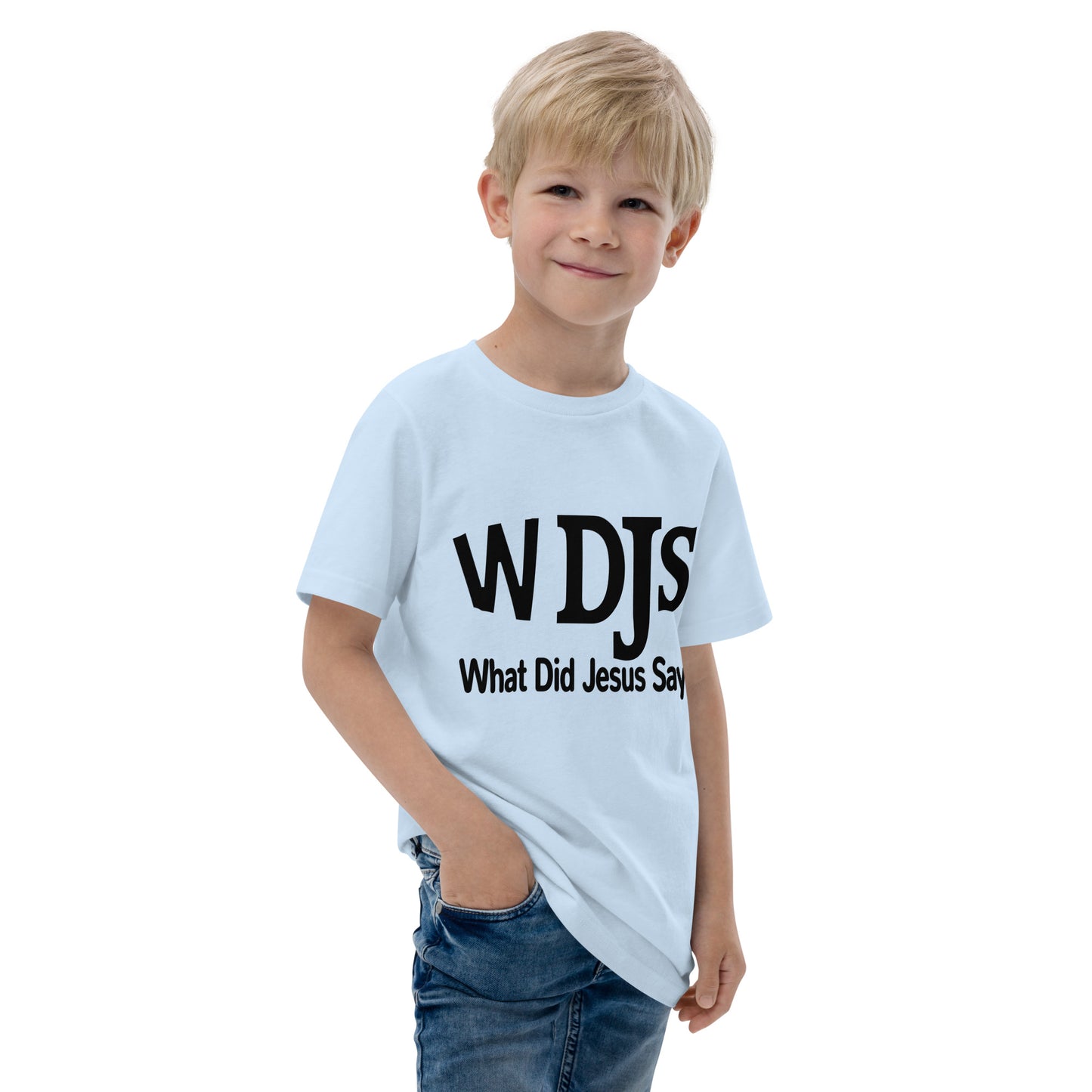 WDJS What Did Jesus Say Youth Tee