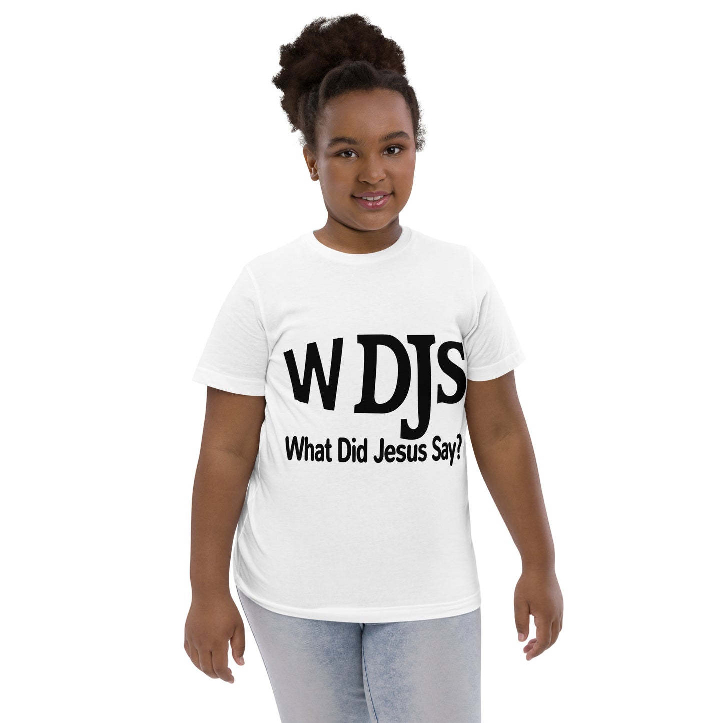 WDJS What Did Jesus Say Youth Tee