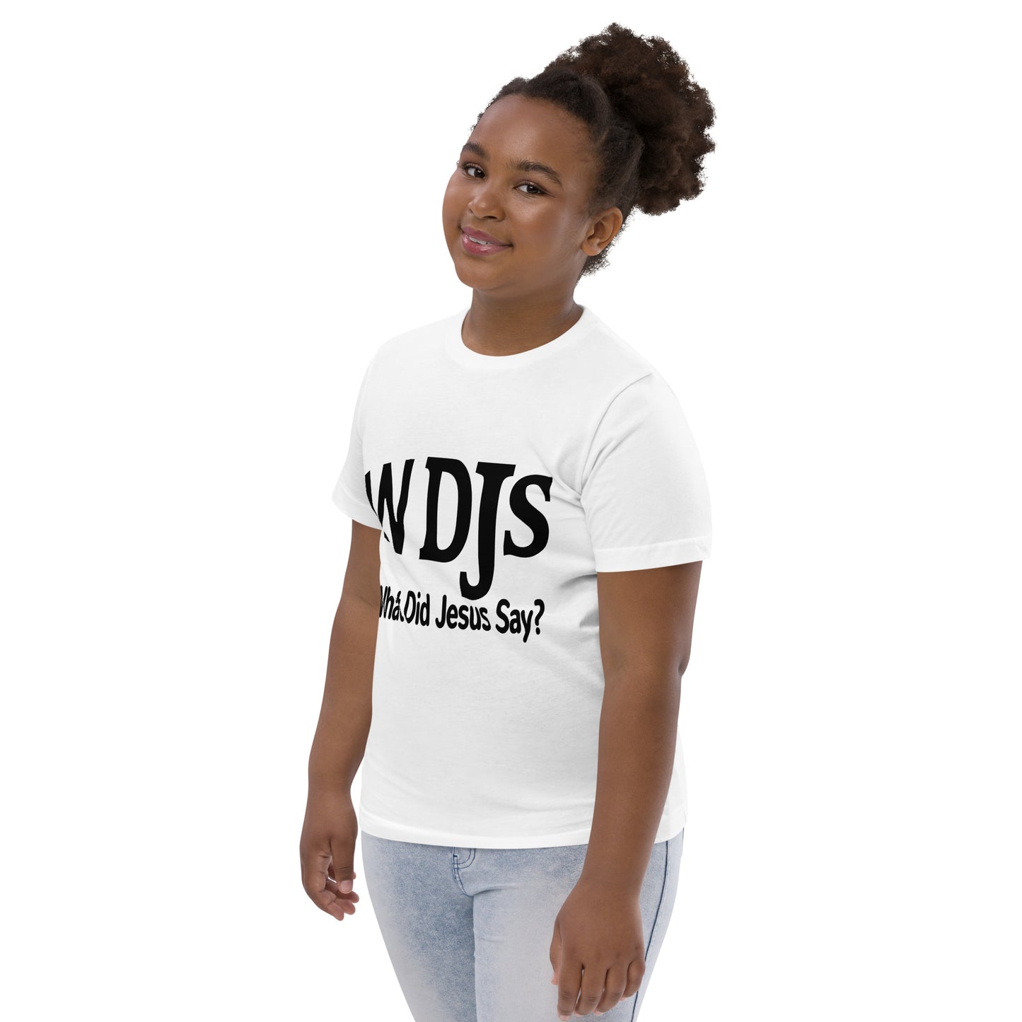 WDJS What Did Jesus Say Youth Tee