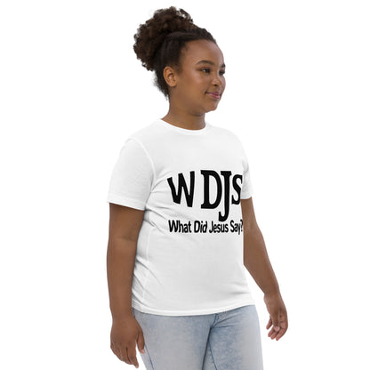 WDJS What Did Jesus Say Youth Tee