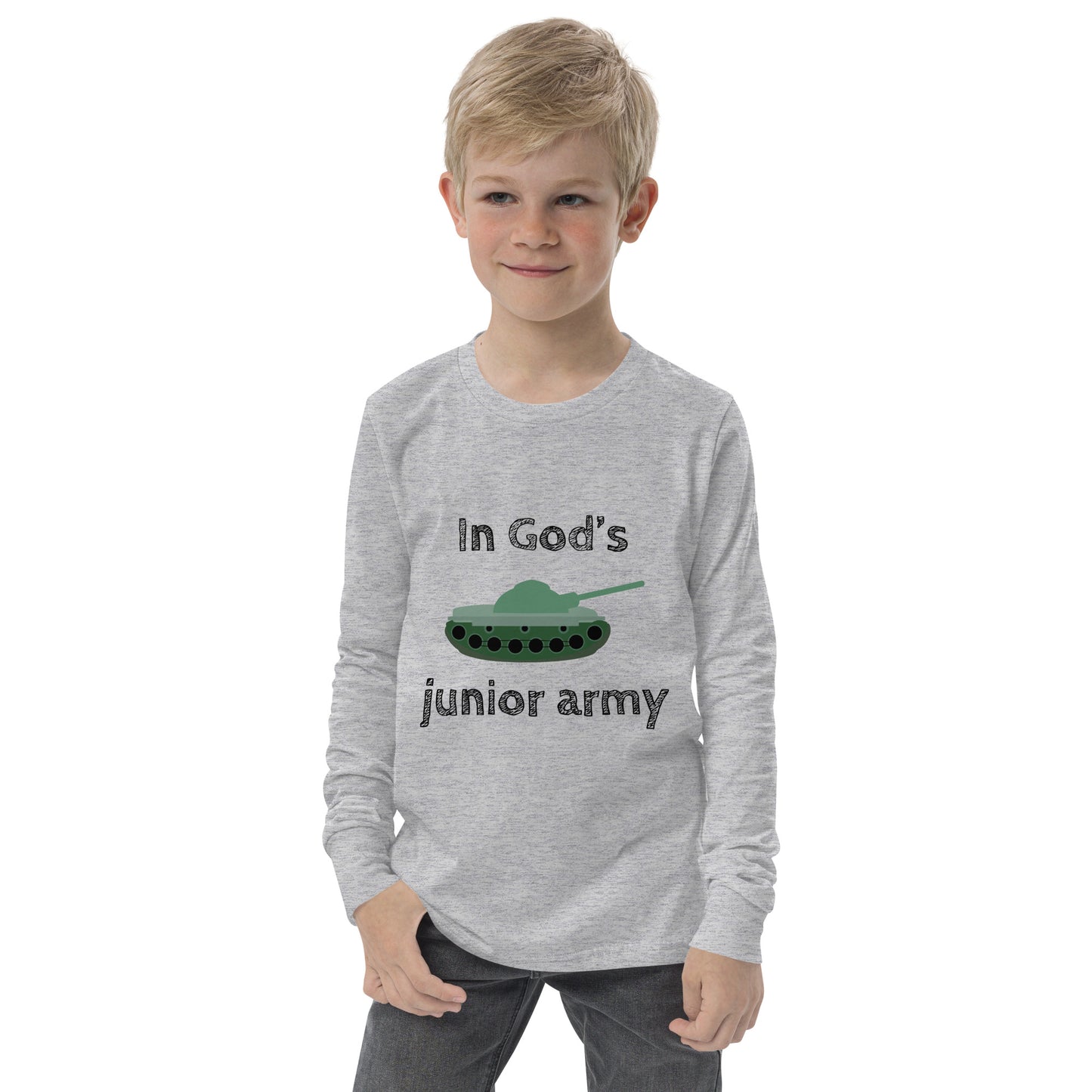 In God's Junior Army Kids' Long-Sleeve Tee