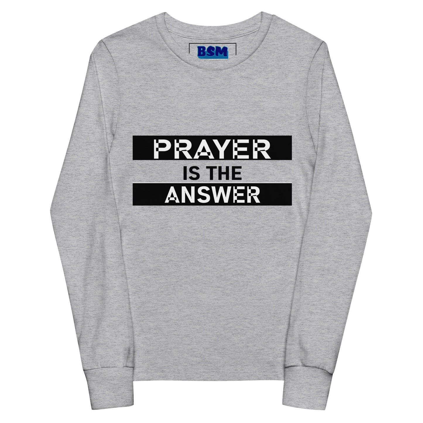 Prayer Is the Answer Youth Long-Sleeve Tee