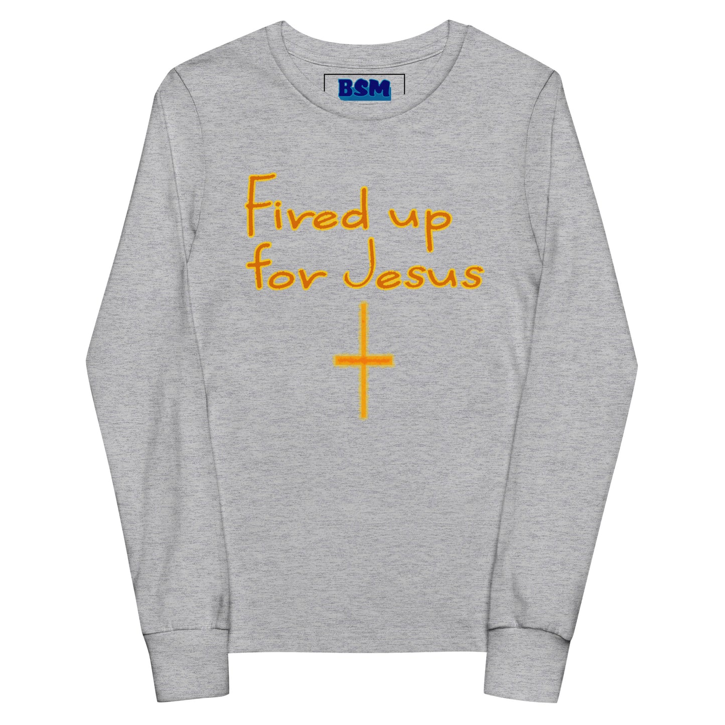 Fired Up for Jesus Youth Long-Sleeve Tee