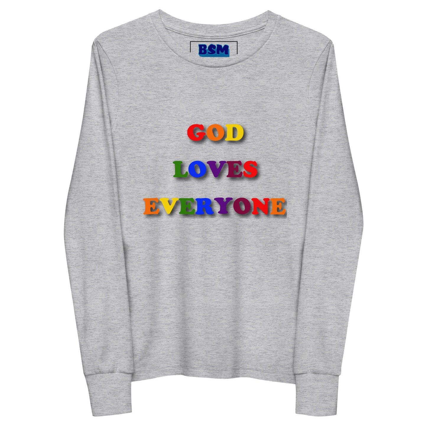 God Loves Everyone Long-Sleeve Youth T-Shirt