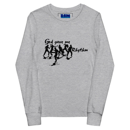 God Gave Me Rhythm Long-Sleeve Youth T-Shirt