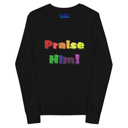 Praise Him Youth Long-Sleeve Tee