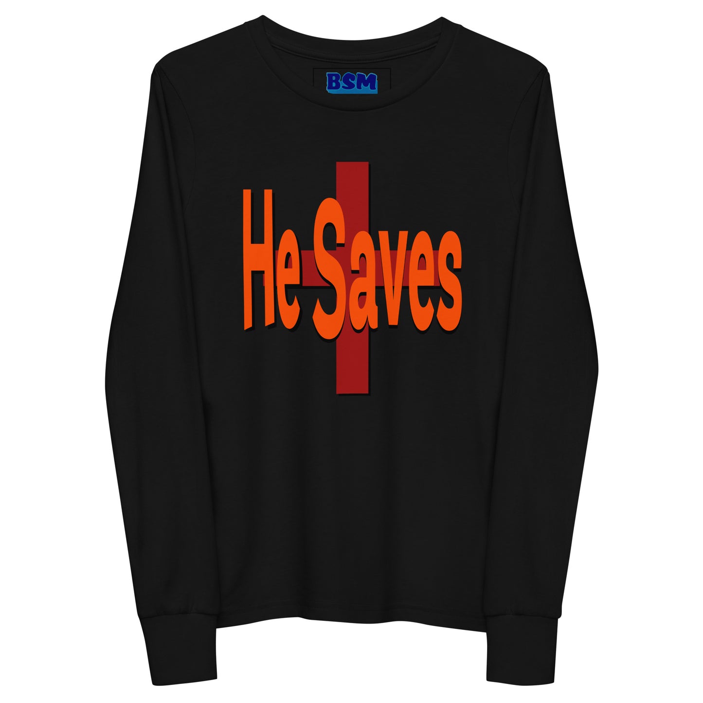 He Saves Youth Long-Sleeve Tee