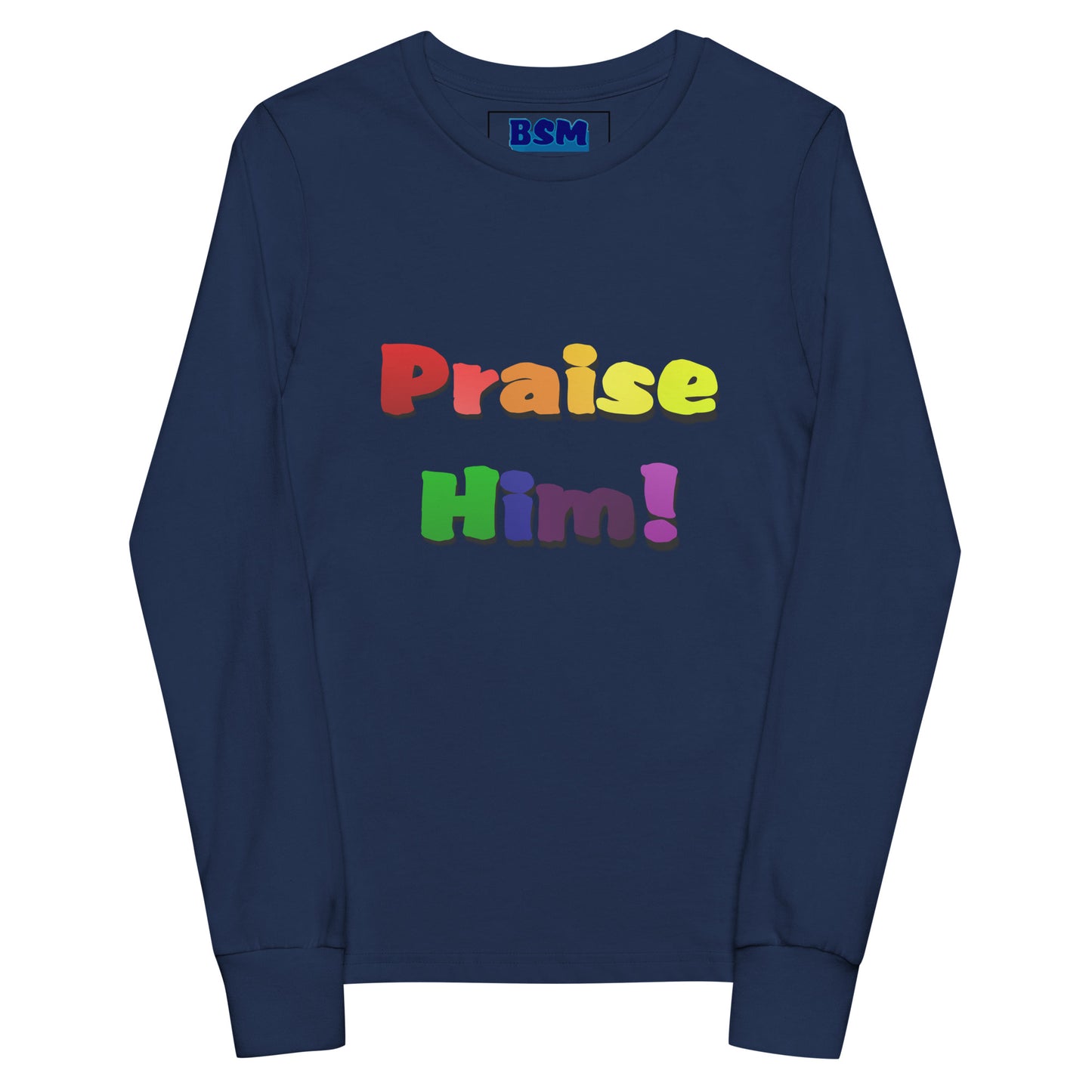 Praise Him Youth Long-Sleeve Tee