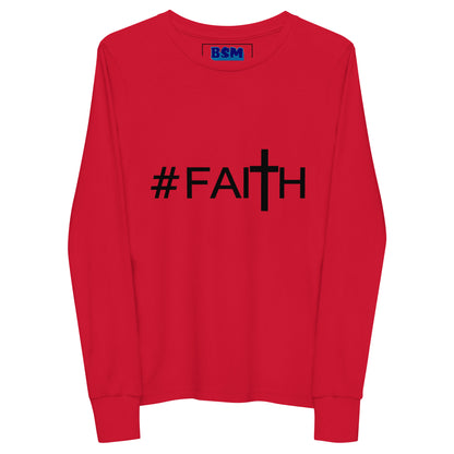 Hashtag Faith Youth Long-Sleeve T-Shirt