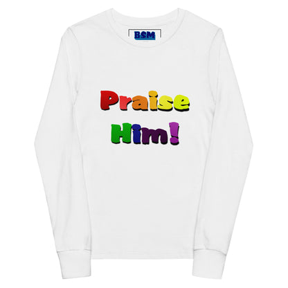 Praise Him Youth Long-Sleeve Tee