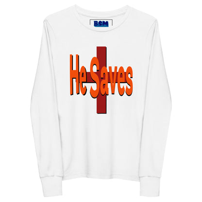 He Saves Youth Long-Sleeve Tee