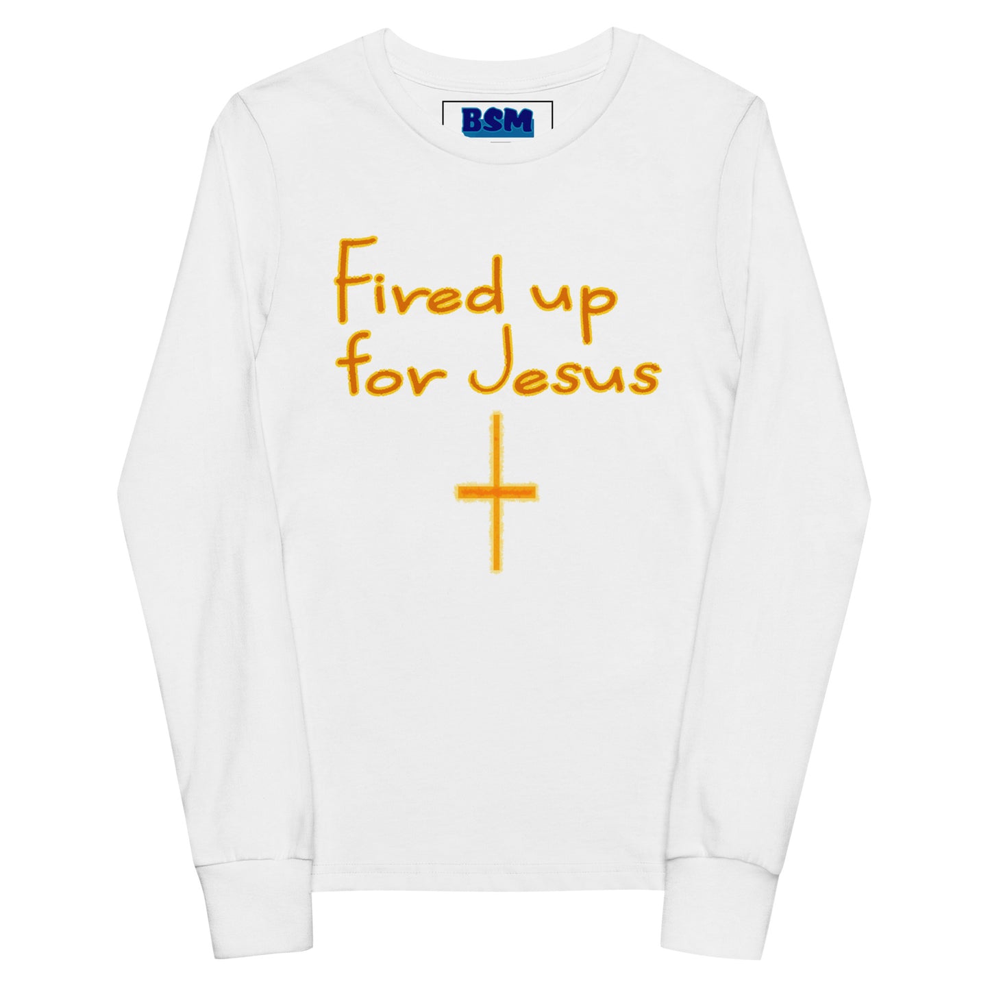 Fired Up for Jesus Youth Long-Sleeve Tee