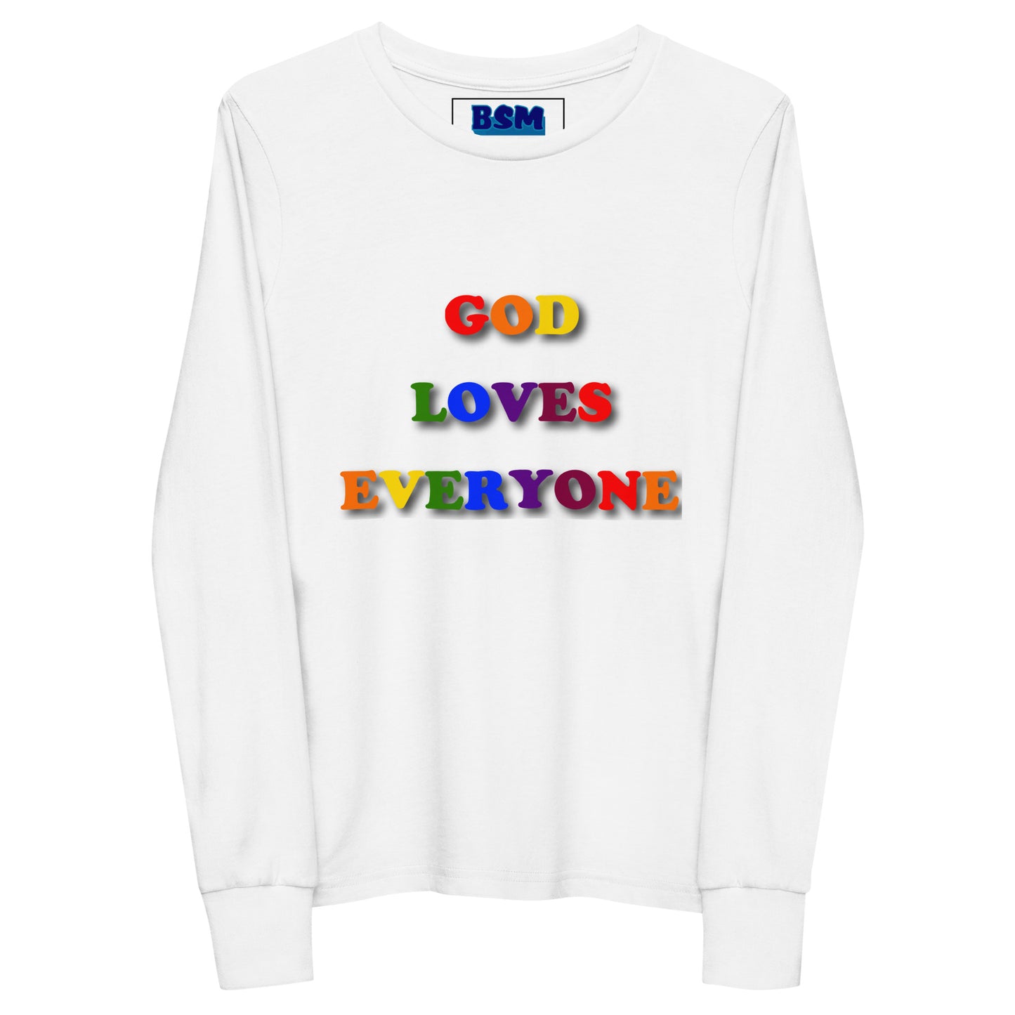 God Loves Everyone Long-Sleeve Youth T-Shirt