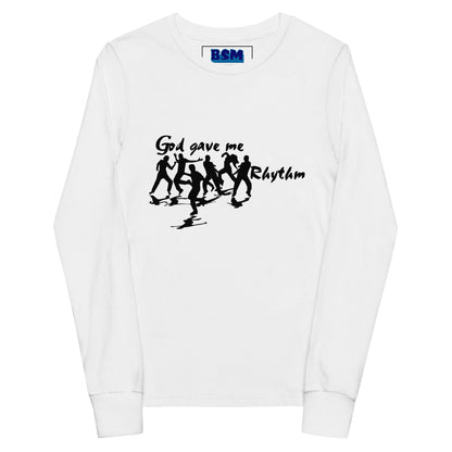 God Gave Me Rhythm Long-Sleeve Youth T-Shirt